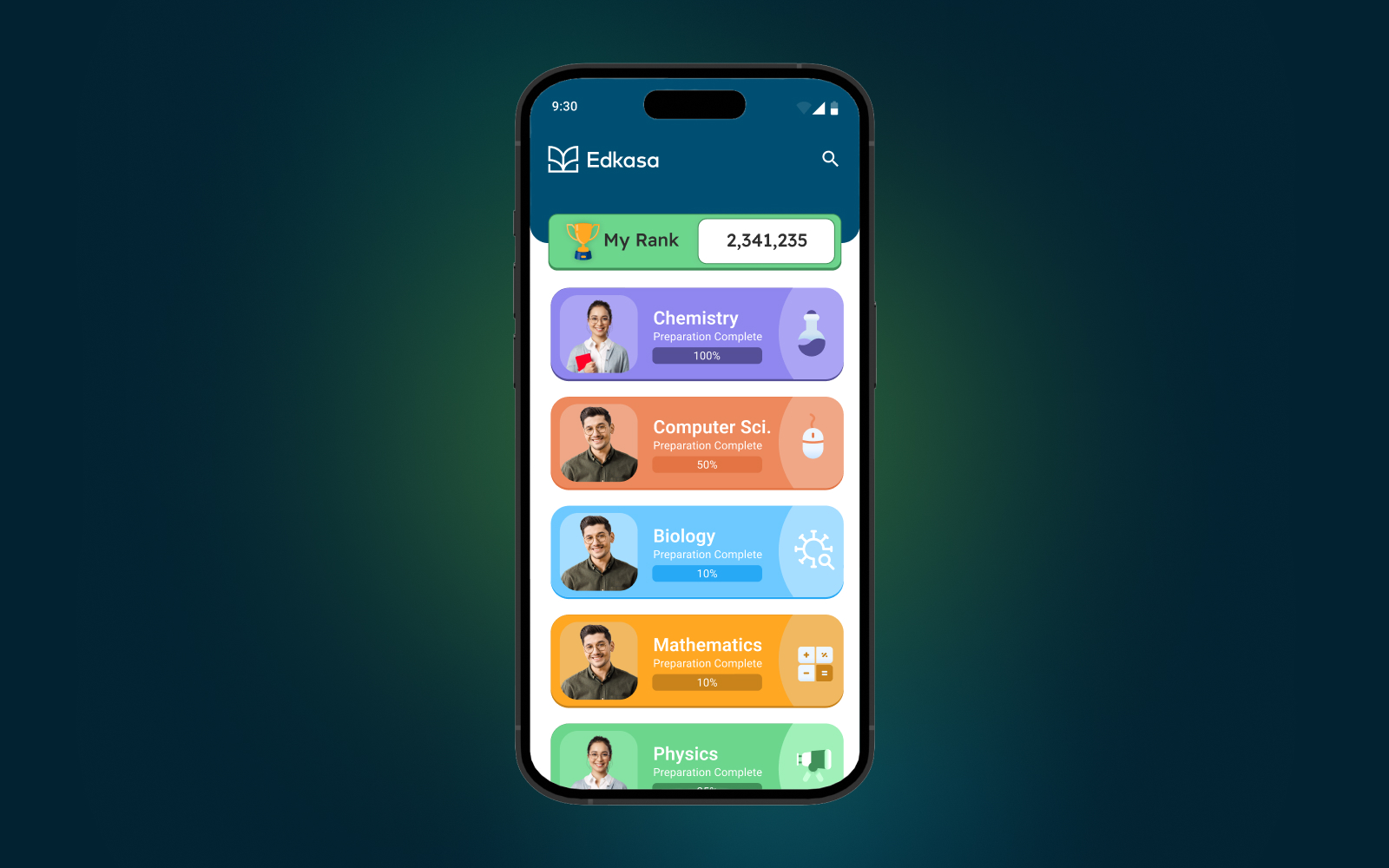 EDKASA UI design