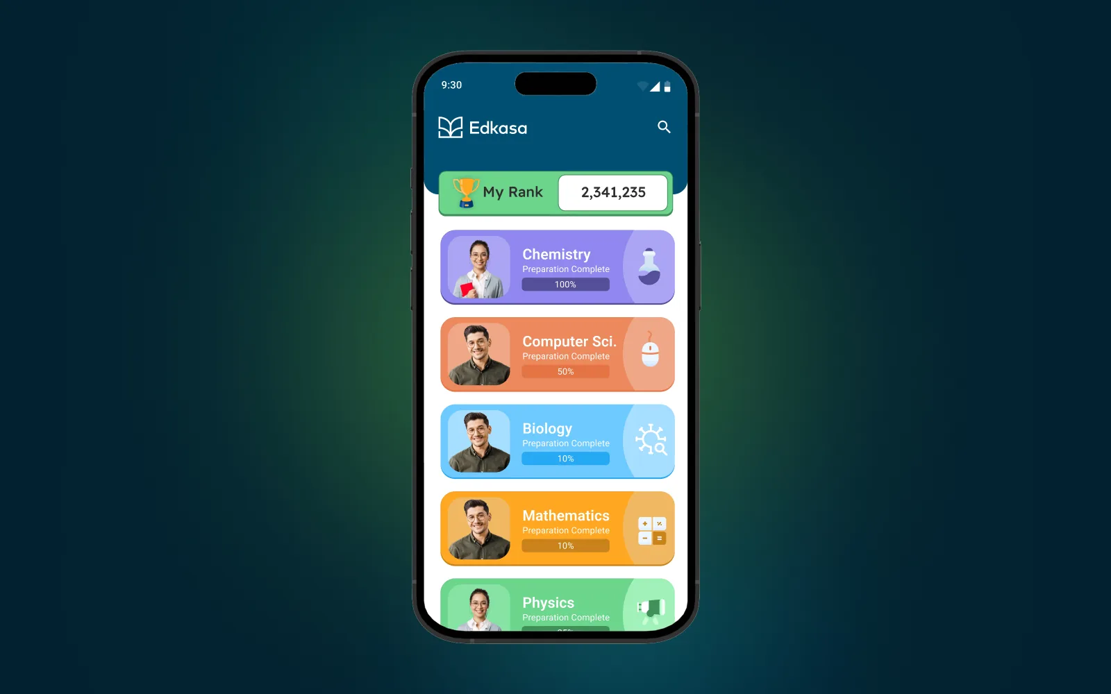 EDKASA UI design